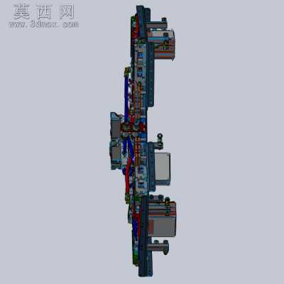 模块电源开关 3D模型