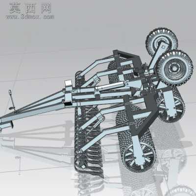 6米重型碎土辊 3D模型
