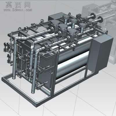电去离子系统装置 3D模型