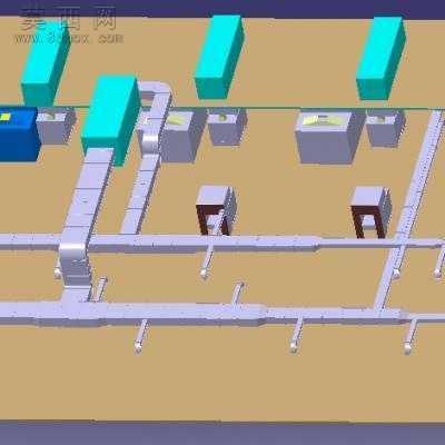 �յ��ͷ�ͼ 3Dģ��