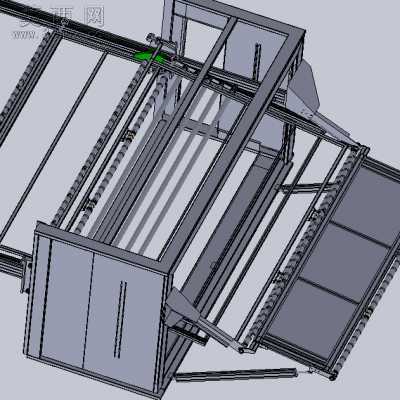 皮革传送机结构仿国外机械 3D模型