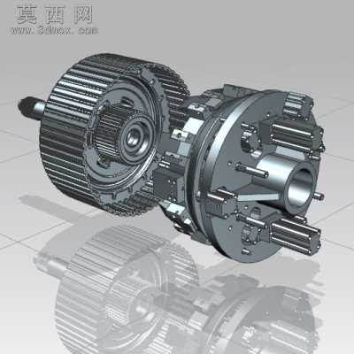 旋转离合器 3D模型