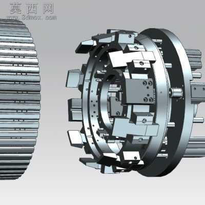 旋转离合器 3D模型