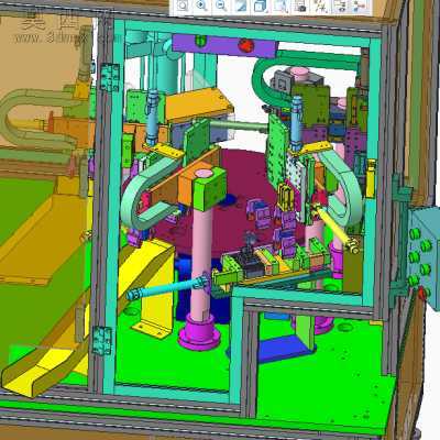 自动化转盘铆压机、铆接机 3D模型