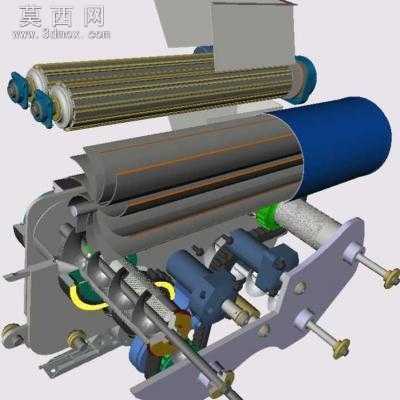 细切过滤装置 3D模型