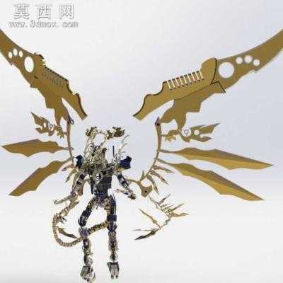 天使机器人 3D模型