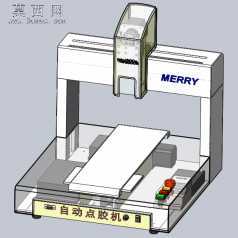三轴自动点胶机 3D模型