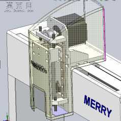 三轴自动点胶机 3D模型