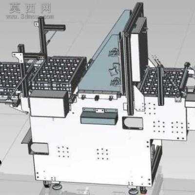 自动化物料盒(托盘)堆垛机 3D模型