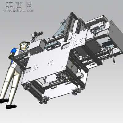 自动化物料盒(托盘)堆垛机 3D模型