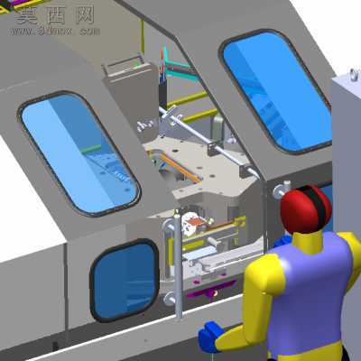 电解加工机床、ECM精密机床 3D模型