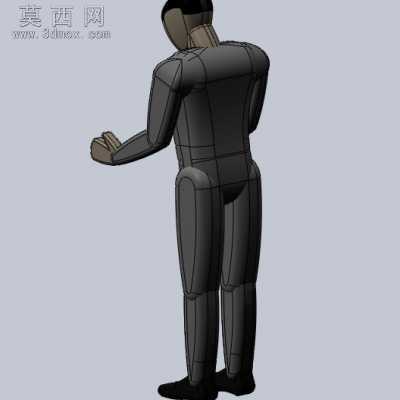 简易男人人体模型 3D模型