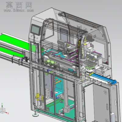 非标自动化暂存机收板机 3D模型