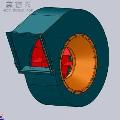 4-72-5A离心风机 3D模型