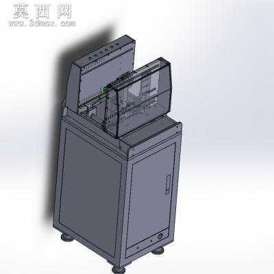 全自动PCB板六头贴标机 3D模型
