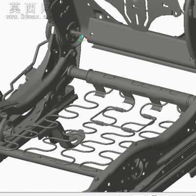 汽车座椅骨架、结构框架 3D模型