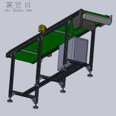 2500输送线、自动化输送机 3D模型