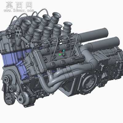 SL-90变速箱 3D模型