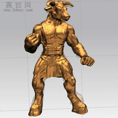 牛头人、半人半牛怪 3D模型