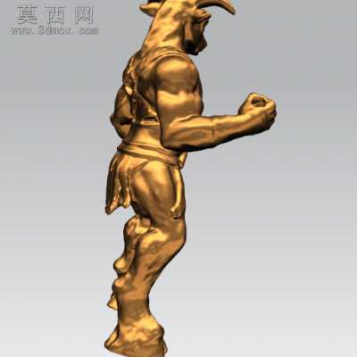 牛头人、半人半牛怪 3D模型