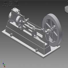 斯特林蒸汽机inventor设计 3D模型