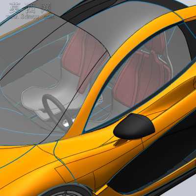迈凯轮P1概念跑车 3D模型