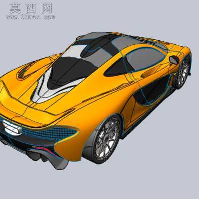 迈凯轮P1概念跑车 3D模型