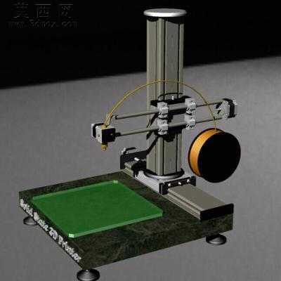 固态3D打印机 3D模型