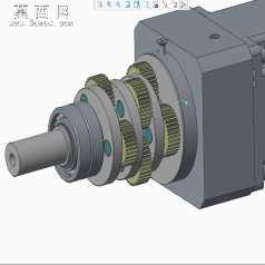 PL120行星减速机 3D模型