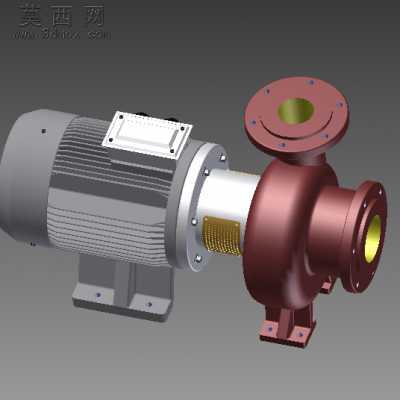 离心泵 3D模型