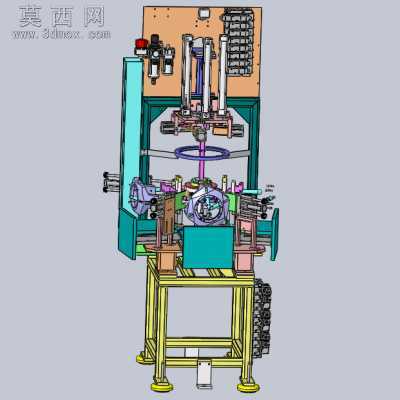 电机定子加紧装置 3D模型