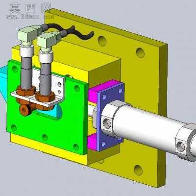 组装导向机构 3D模型