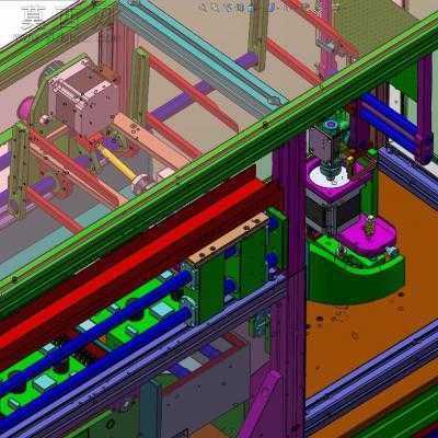 非标PCB刷板机ICT测试检测机 3D模型