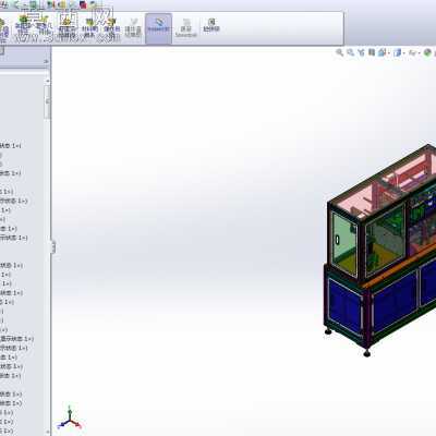 非标PCB刷板机ICT测试检测机 3D模型