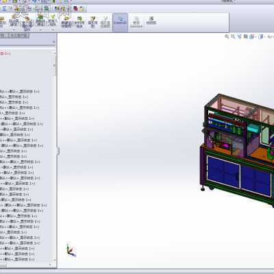 非标PCB刷板机ICT测试检测机 3D模型