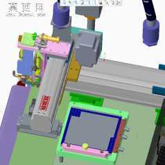 贴胶机、贴软胶垫的设备 3D模型