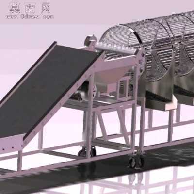 大蒜分级筛选机 3D模型