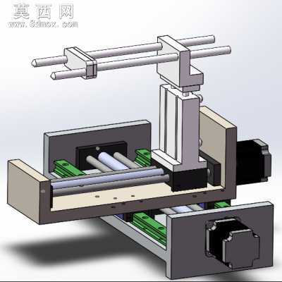 多工位流水线自动移印平台 3D模型