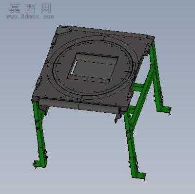 旋转工作台 3D模型