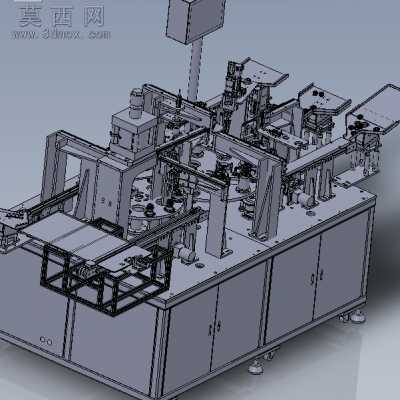 自动化汽车油封工件组装机 3D模型