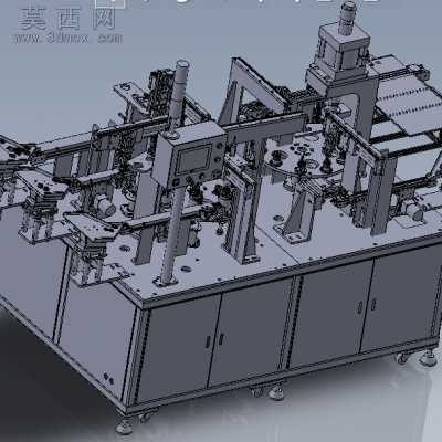 自动化汽车油封工件组装机 3D模型