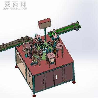 圆柱锂电池集流片自动焊接机 3D模型