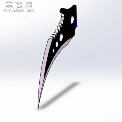 折叠爪刀刀部分 3D模型