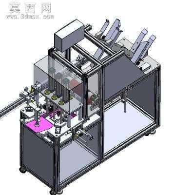 自动化折箱机 3D模型
