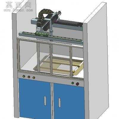 三防漆涂覆工作台 3D模型