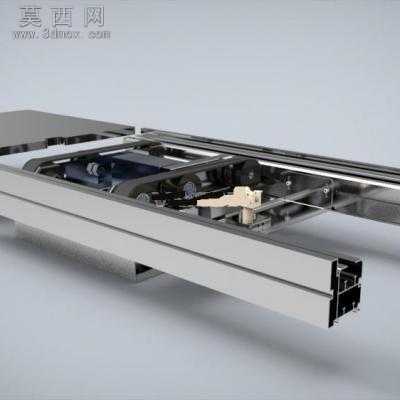倍速链线用阻挡移载机 3D模型