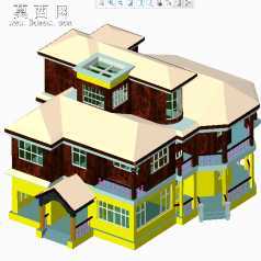 别墅 3D模型