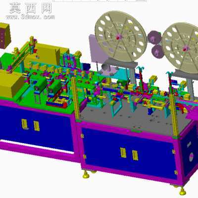 连接器插片检测捆包一体机设备 3D模型
