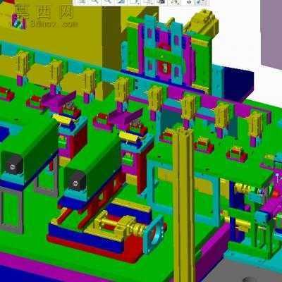 连接器插片检测捆包一体机设备 3D模型