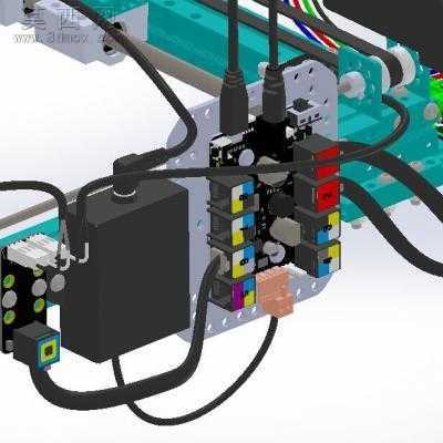 迷你XY激光雕刻机 3D模型